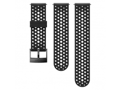 Pasek silikonowy black athletic 1 do zegarka Suunto S/M 24 mm