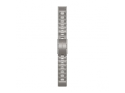 Bransoleta tytanowa srebrna z otworami QuickFit do Fenix 6 22 mm